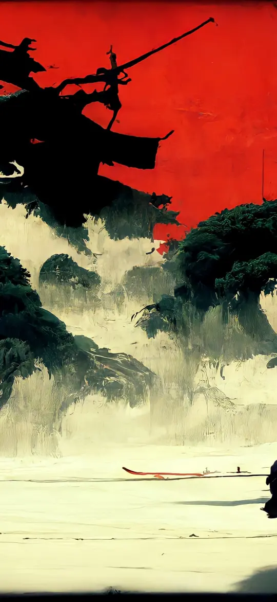 Crimson Sky Landscape - Related OpersCraft wallpaper