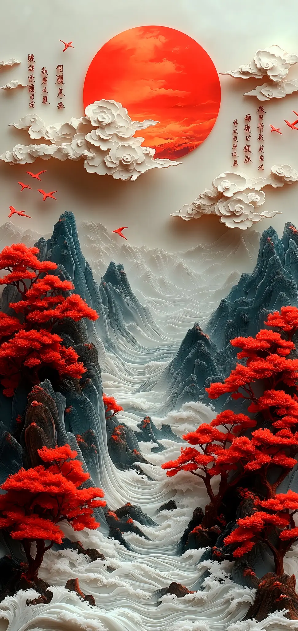 Crimson Sun Mountain Vista