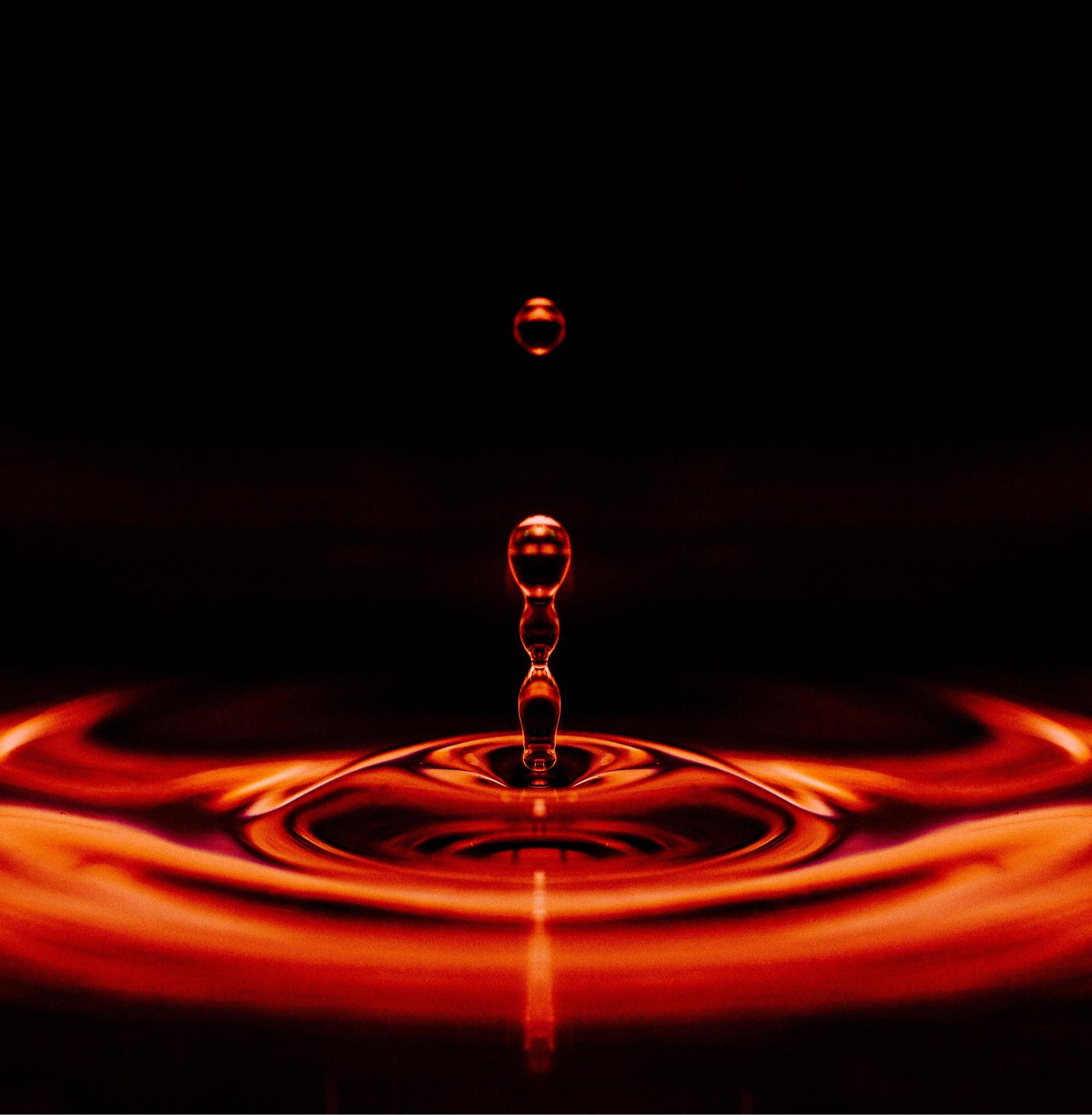 Crimson Water Drop Impact - Related Tablet wallpaper