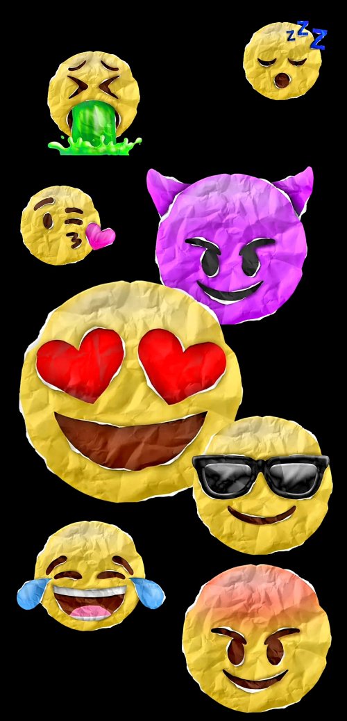 Crumbled Emoji Collage - Related OpersCraft wallpaper