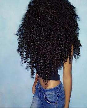 Curly Hair Beauty - girl Wallpaper
