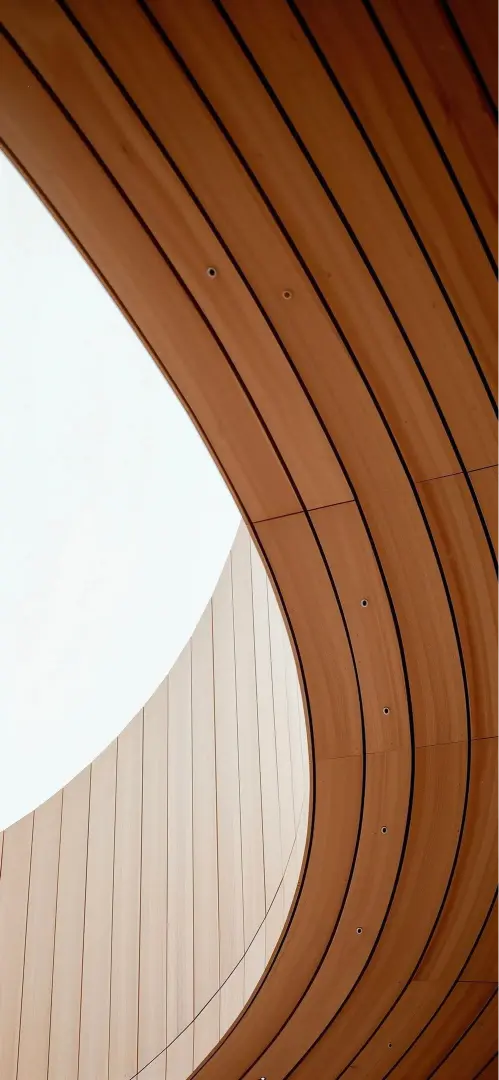 Curved Wooden Architecture