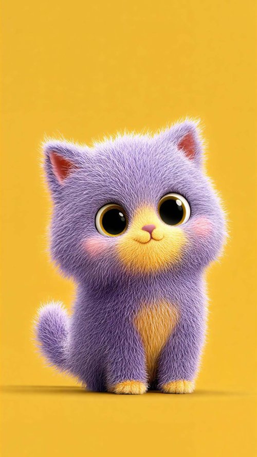 Cute Fluffy Kitten