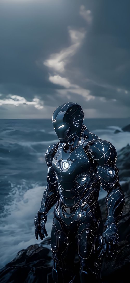 Cybernetic Warrior Landscape