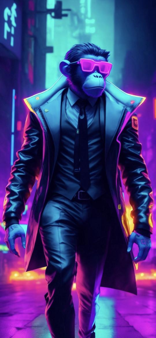 Cyberpunk Ape Detective - Related OpersCraft wallpaper