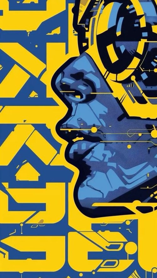 Cyberpunk Blue Face - Related StockWalls wallpaper