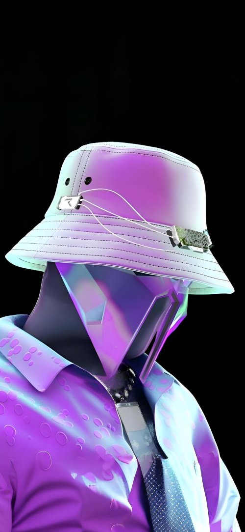 Cyberpunk Drip Portrait