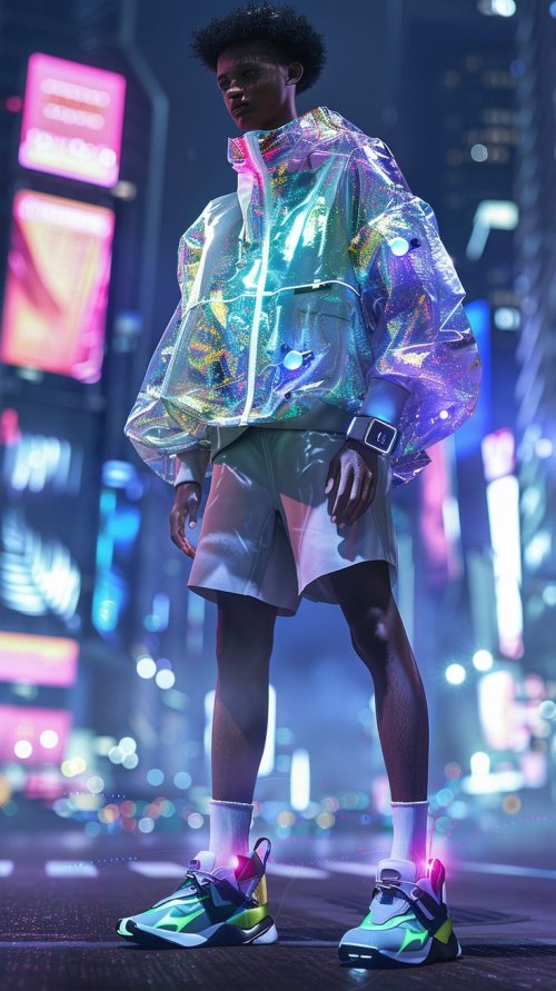 Cyberpunk Fashion in Cityscape - Related OpersCraft wallpaper
