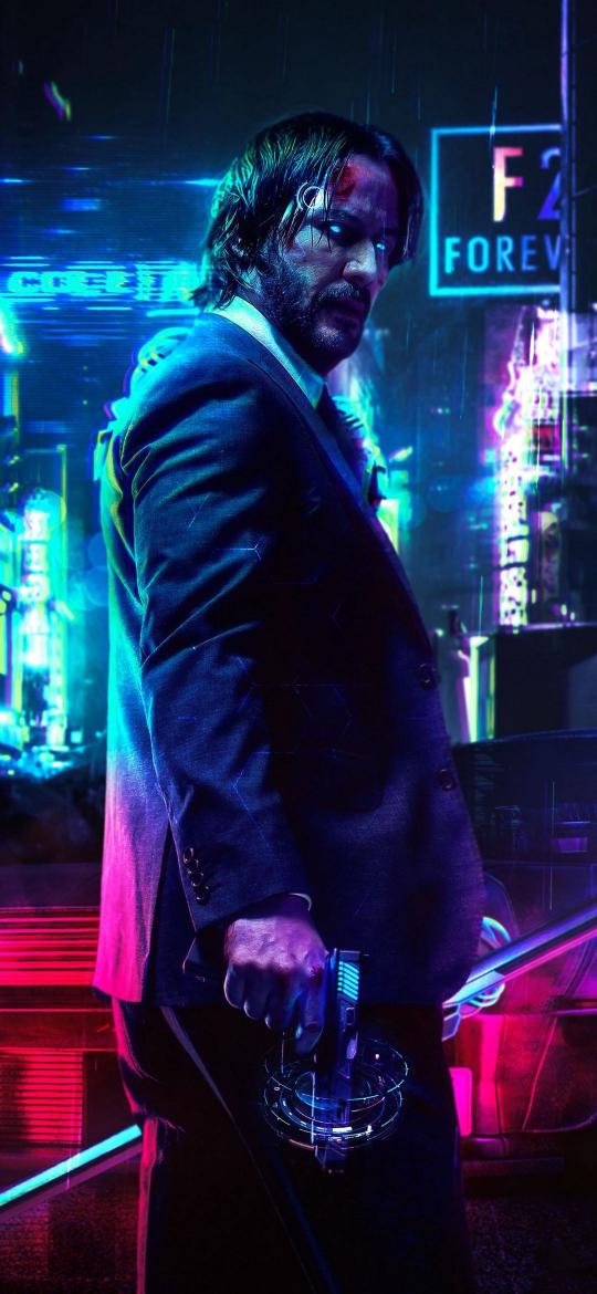 Cyberpunk John Wick - Related OpersCraft wallpaper