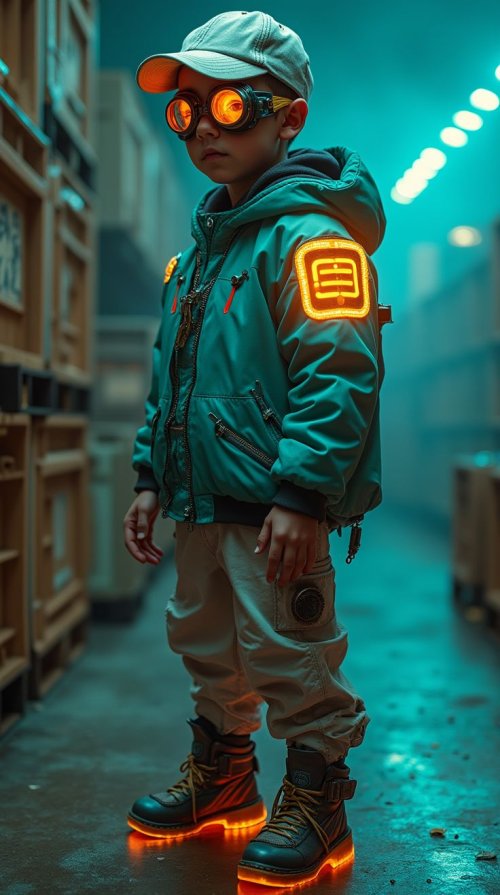 Cyberpunk Kid Explorer - Related OpersCraft wallpaper