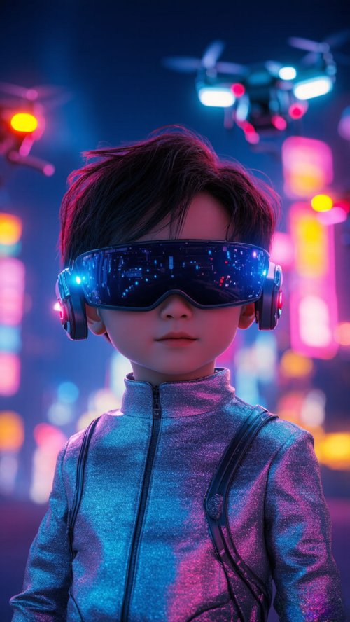 Cyberpunk Kid VR - Related OpersCraft wallpaper