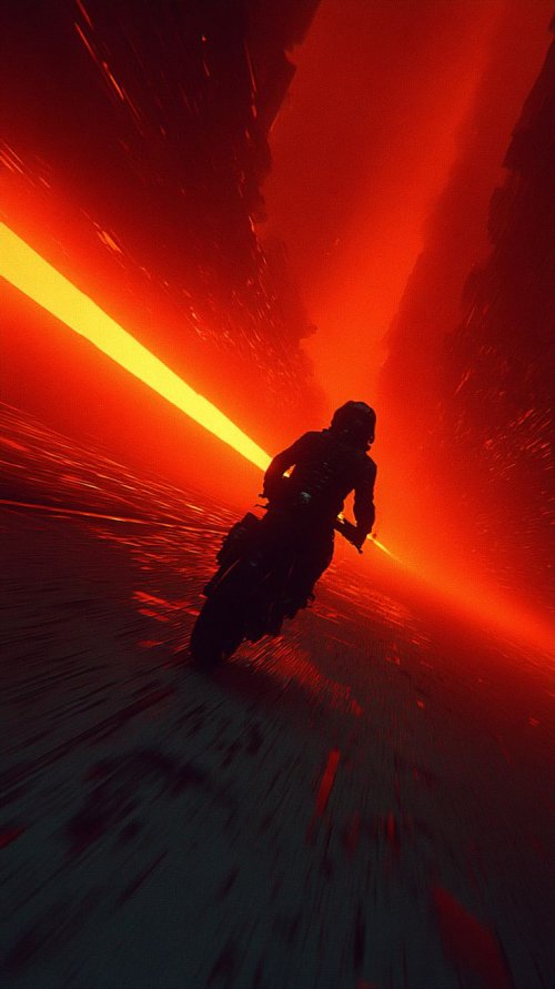 Cyberpunk Motorcycle Journey - motorcycle Wallpaper