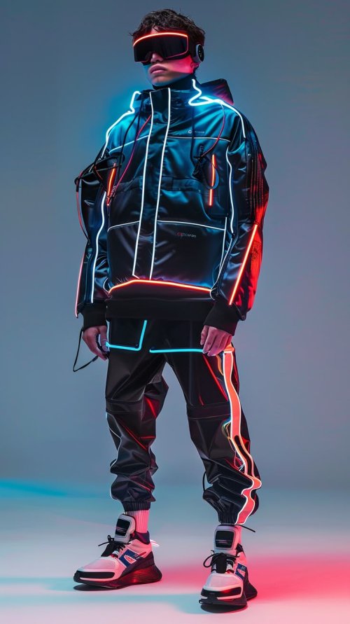 Cyberpunk Neon Fashion Outfit - Related OpersCraft wallpaper