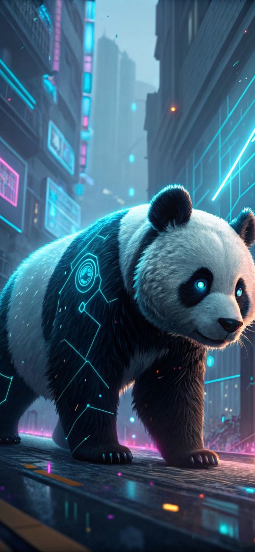 Cyberpunk Panda City