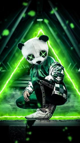 Cyberpunk Panda Green - Related OpersCraft wallpaper