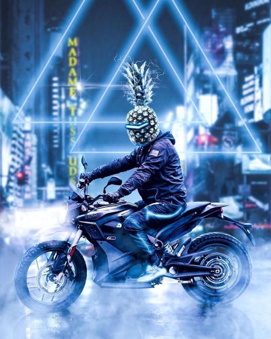 Cyberpunk Pineapple Rider - Related OpersCraft wallpaper