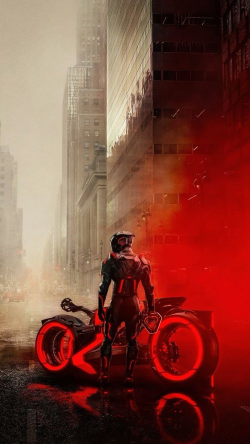 Cyberpunk Rider in Cityscape - Related OpersCraft wallpaper