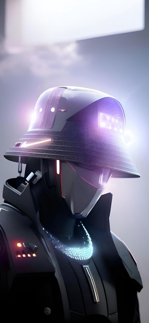 Cyberpunk Robot Portrait - Related OpersCraft wallpaper