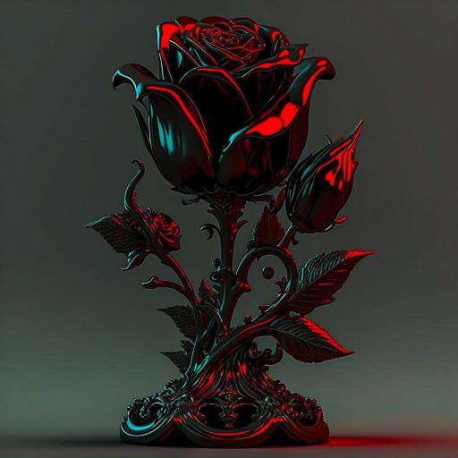 Cyberpunk Rose Bloom - Related StockWalls wallpaper