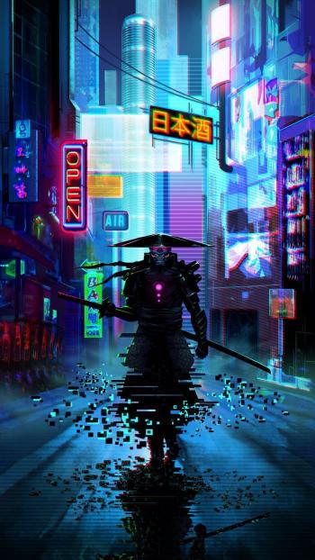 Cyberpunk Samurai Warrior - Related OpersCraft wallpaper