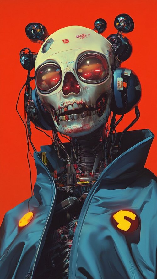 Cyberpunk Skull DJ - Related OpersCraft wallpaper