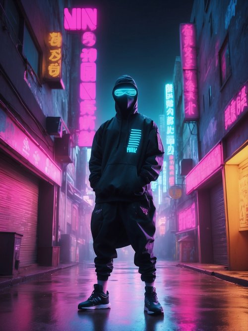 Cyberpunk Street Walker