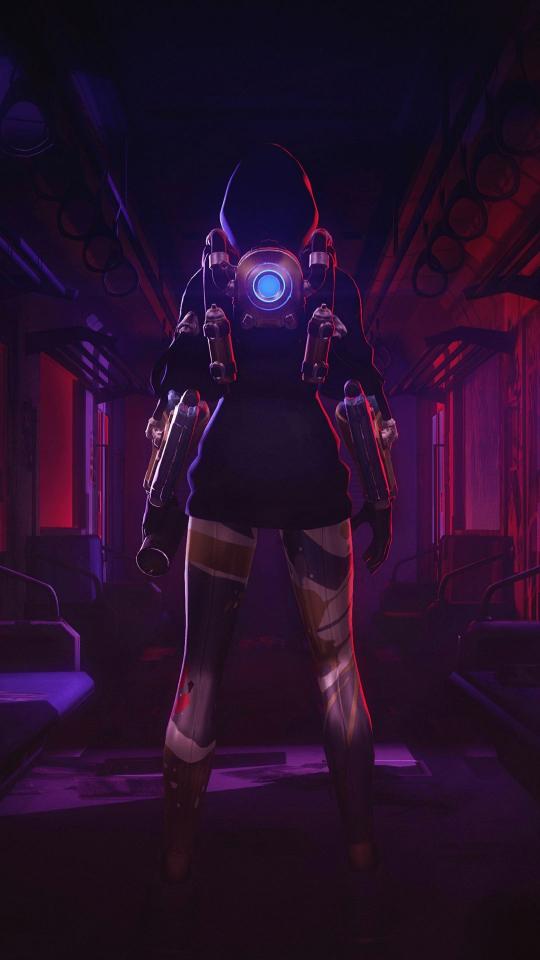 Cyberpunk Subway Rider - Related OpersCraft wallpaper
