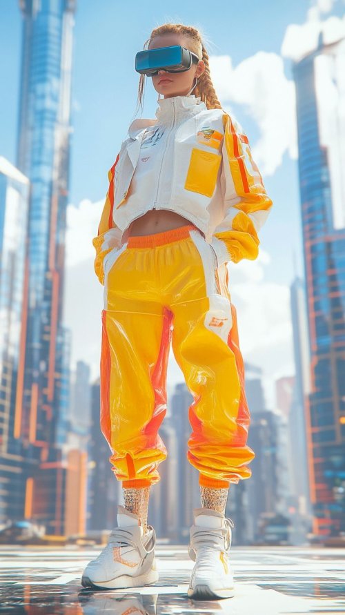 Cyberpunk VR Cityscape Fashion - Related OpersCraft wallpaper