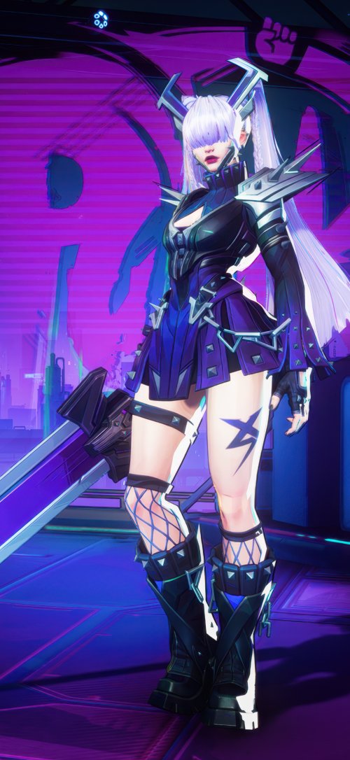 Cyberpunk Warrior Girl - Related OpersCraft wallpaper