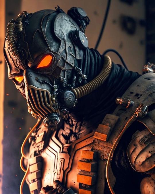 Cyberpunk Warrior Portrait - Related OpersCraft wallpaper