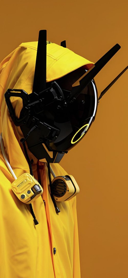 Cyberpunk Yellow Robot - Related OpersCraft wallpaper