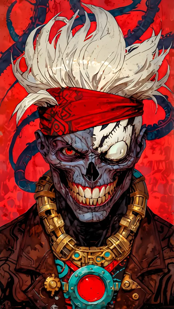 Cyberpunk Zombie Portrait - Related Darkify wallpaper