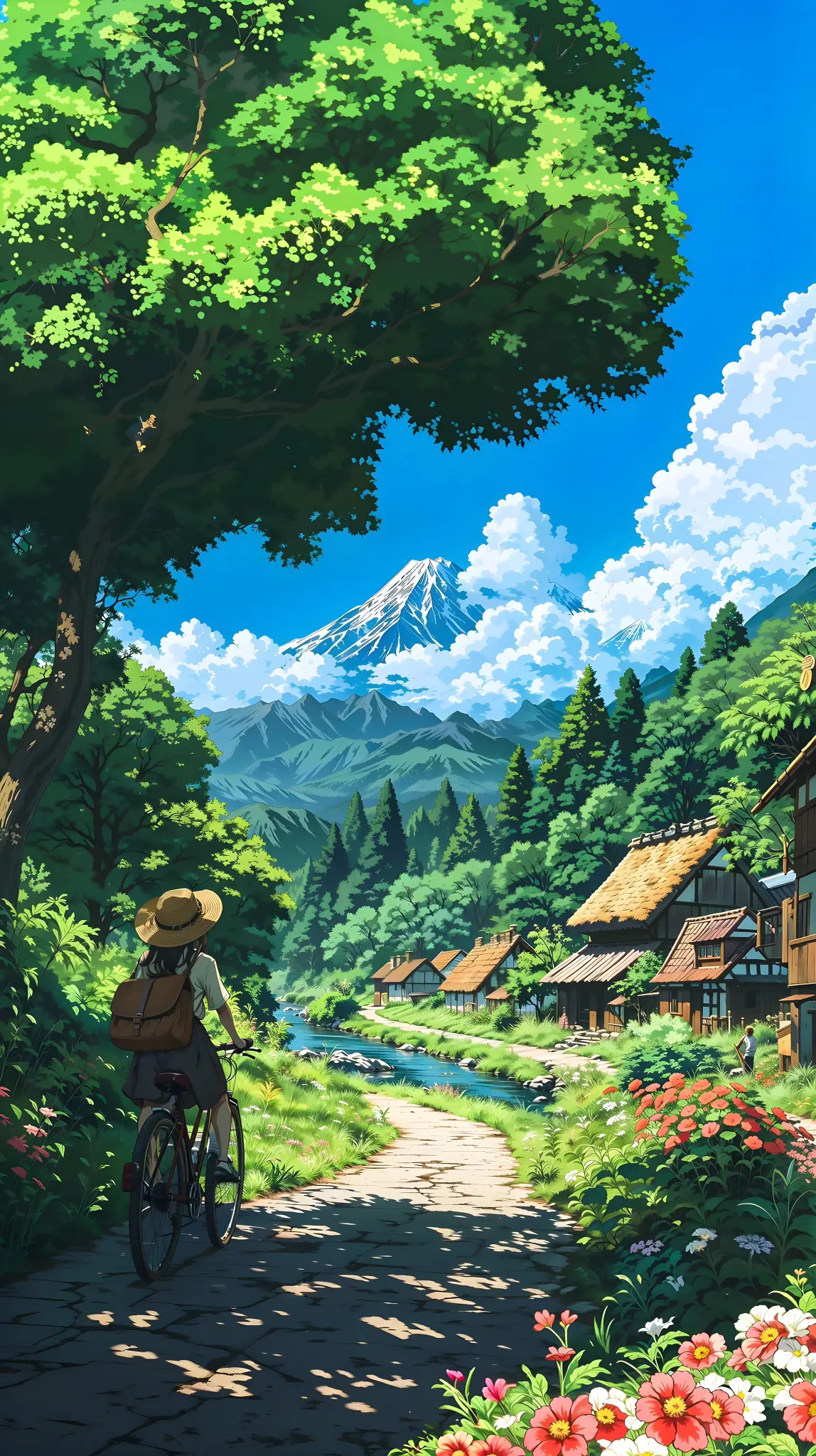 Cycling Through Serenity - Related OpersCraft wallpaper