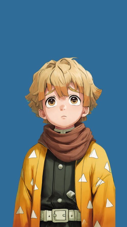 Zenitsu Agatsuma Anime Portrait - Related OpersCraft wallpaper