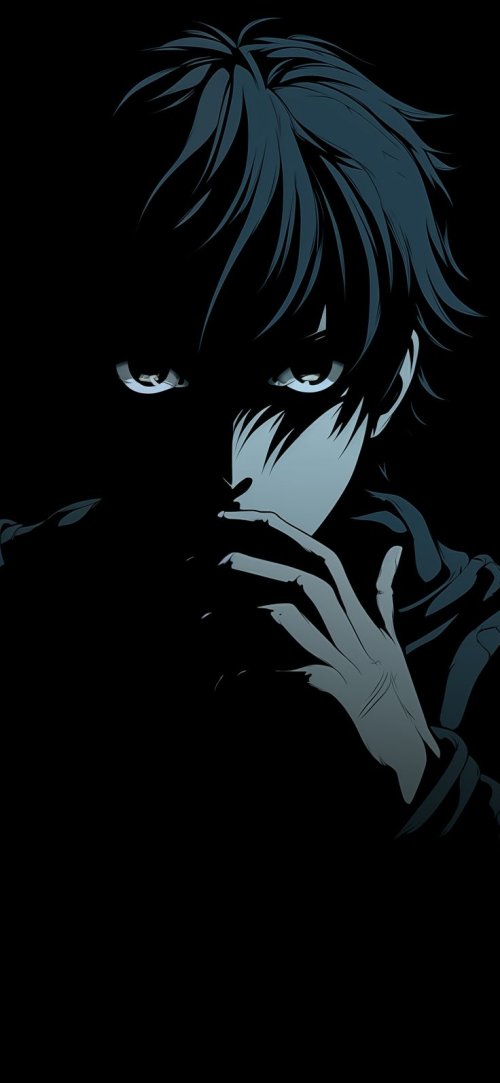 Dark Anime Portrait - anime Wallpaper