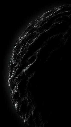 Dark Asteroid Surface - Related StockWalls wallpaper