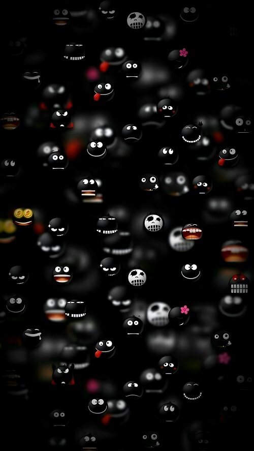 Dark Emoji Faces - Related OpersCraft wallpaper