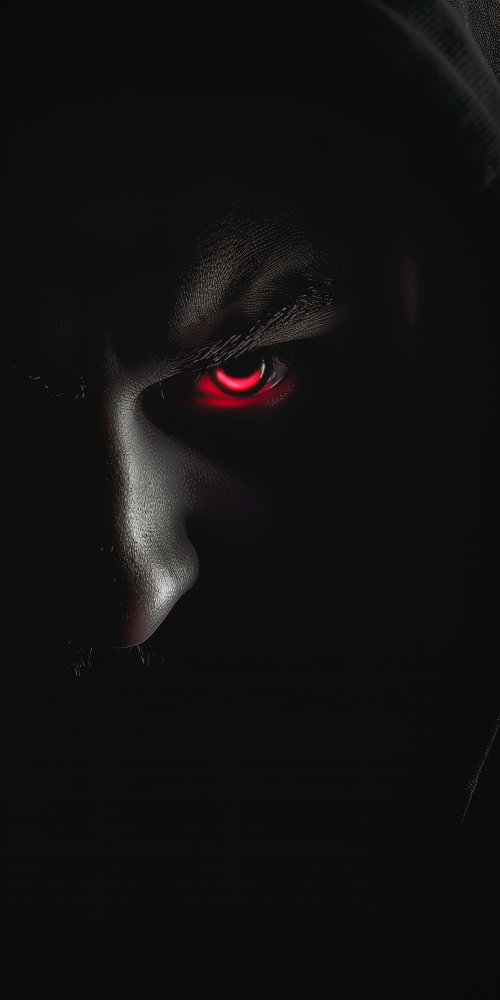 Dark Fiery Gaze - gothic Wallpaper