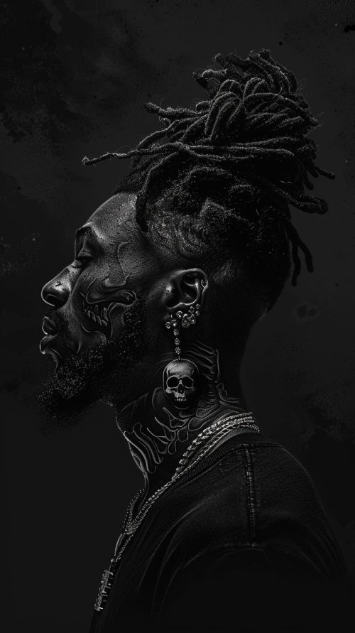Dark Portrait Skull - Related OpersCraft wallpaper