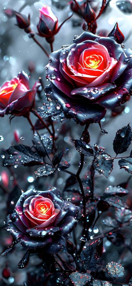 Dark Roses with Dew - Related OpersCraft wallpaper