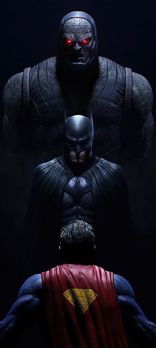 Darkseid, Batman, Superman
