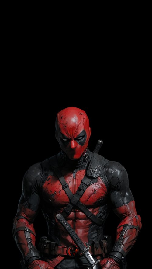 Deadpool Dark Portrait