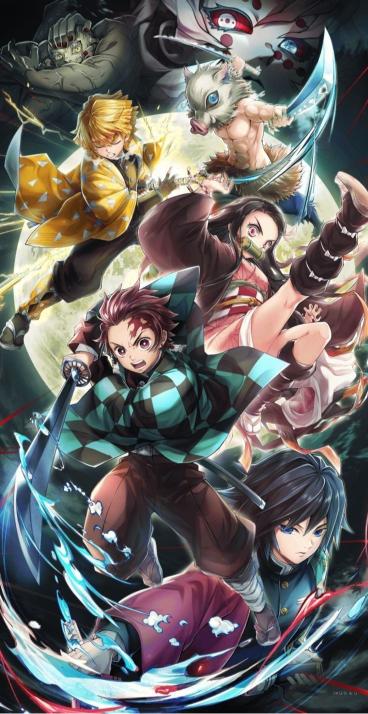 Demon Slayer Squad - Related Tablet wallpaper
