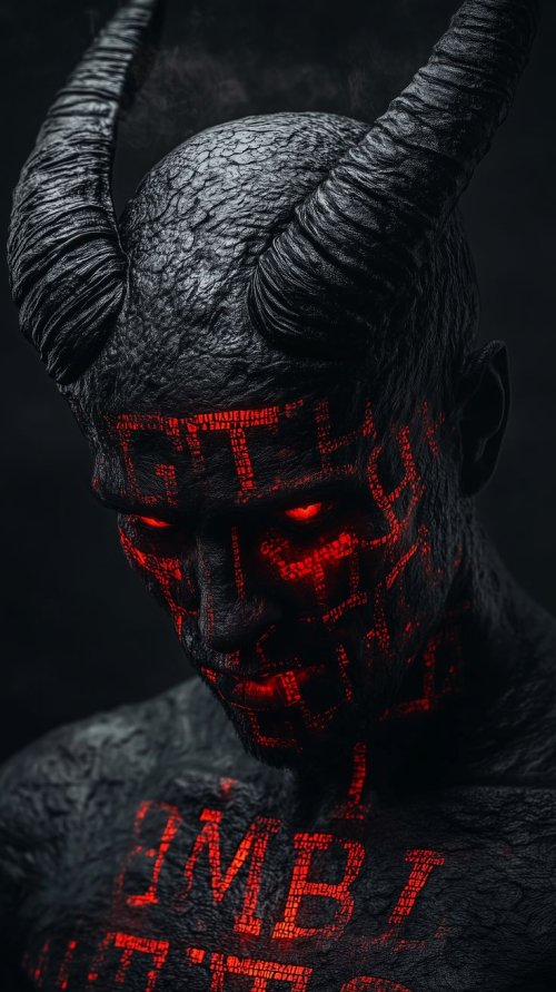Demonic Figure with Runes - Related OpersCraft wallpaper