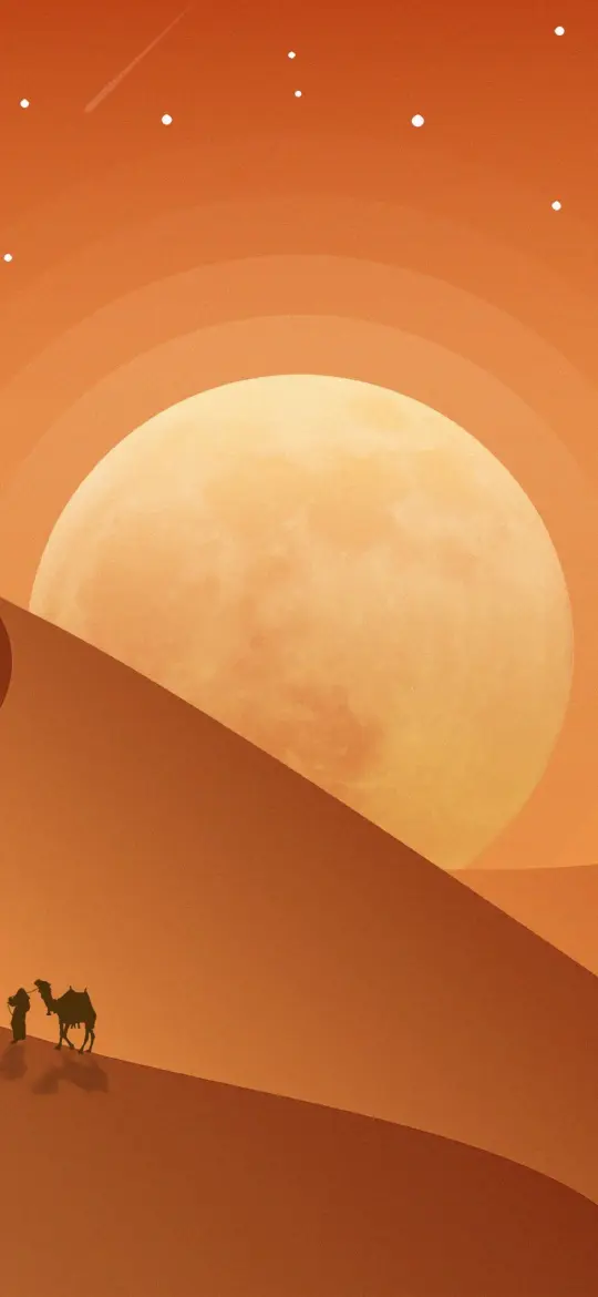Desert Moon Silhouette - Related OpersCraft wallpaper