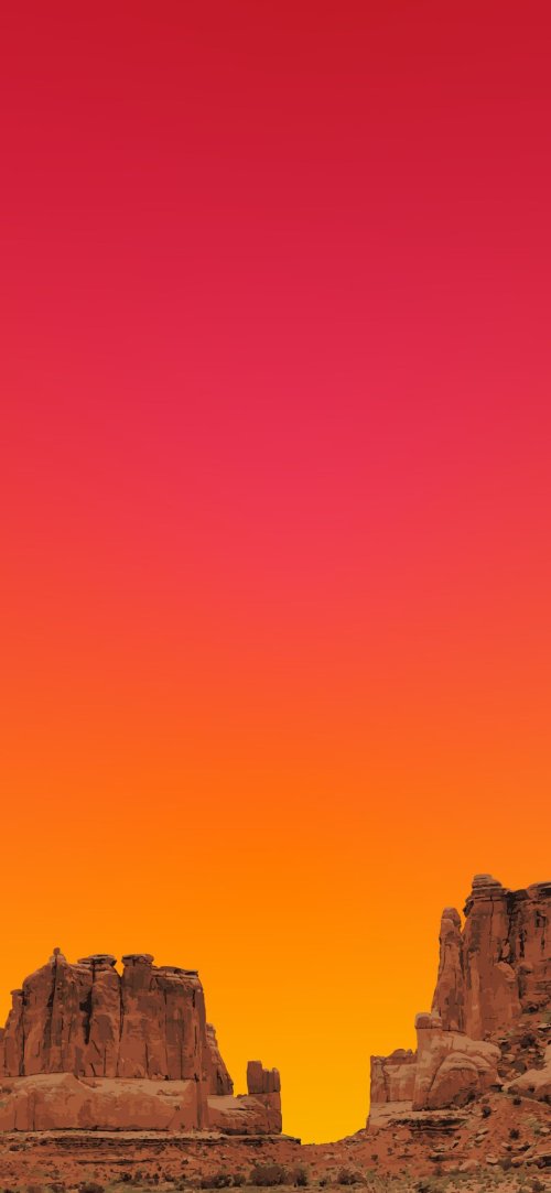 Desert Sunset Landscape - Related OpersCraft wallpaper