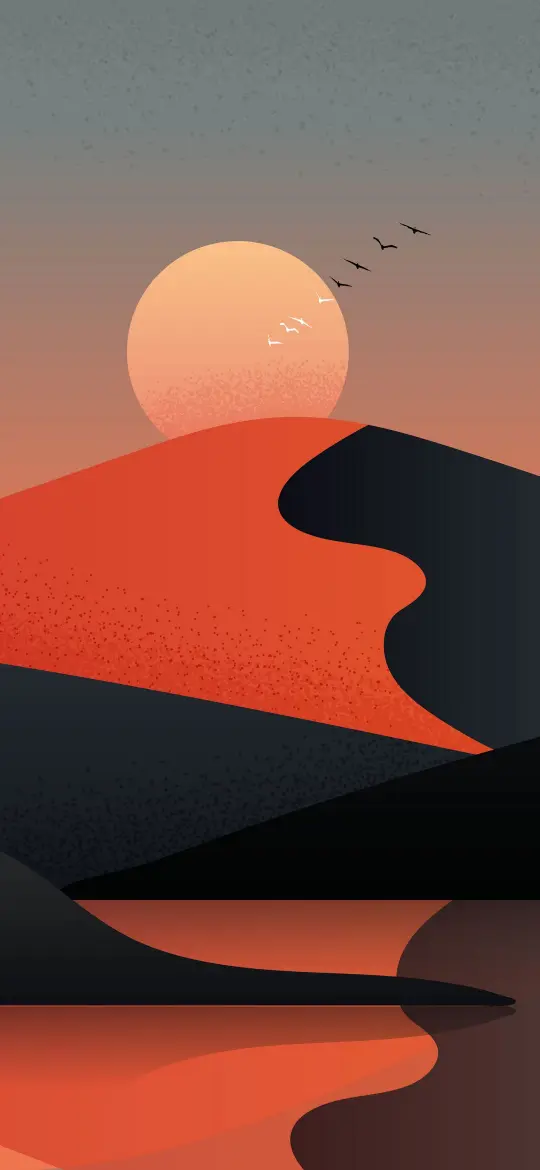 Desert Sunset Silhouette - Related StockWalls wallpaper