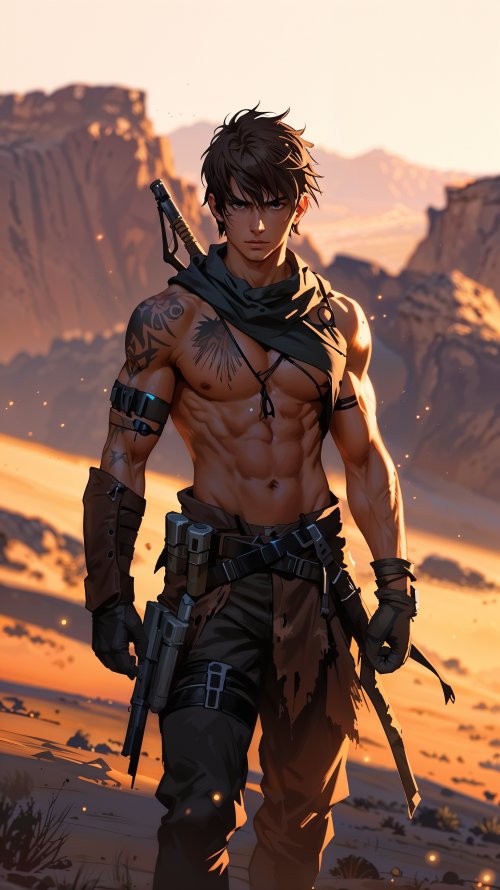 Desert Warrior Anime - Related StockWalls wallpaper