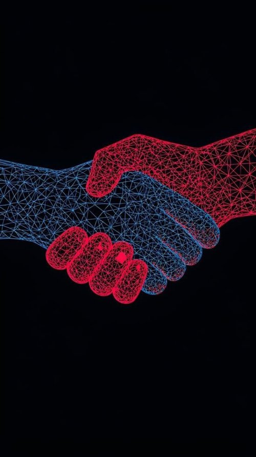 Digital Handshake - Related OpersCraft wallpaper