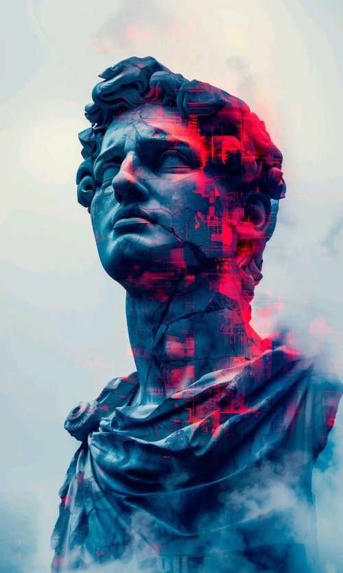 Digital Renaissance Bust - Related OpersCraft wallpaper